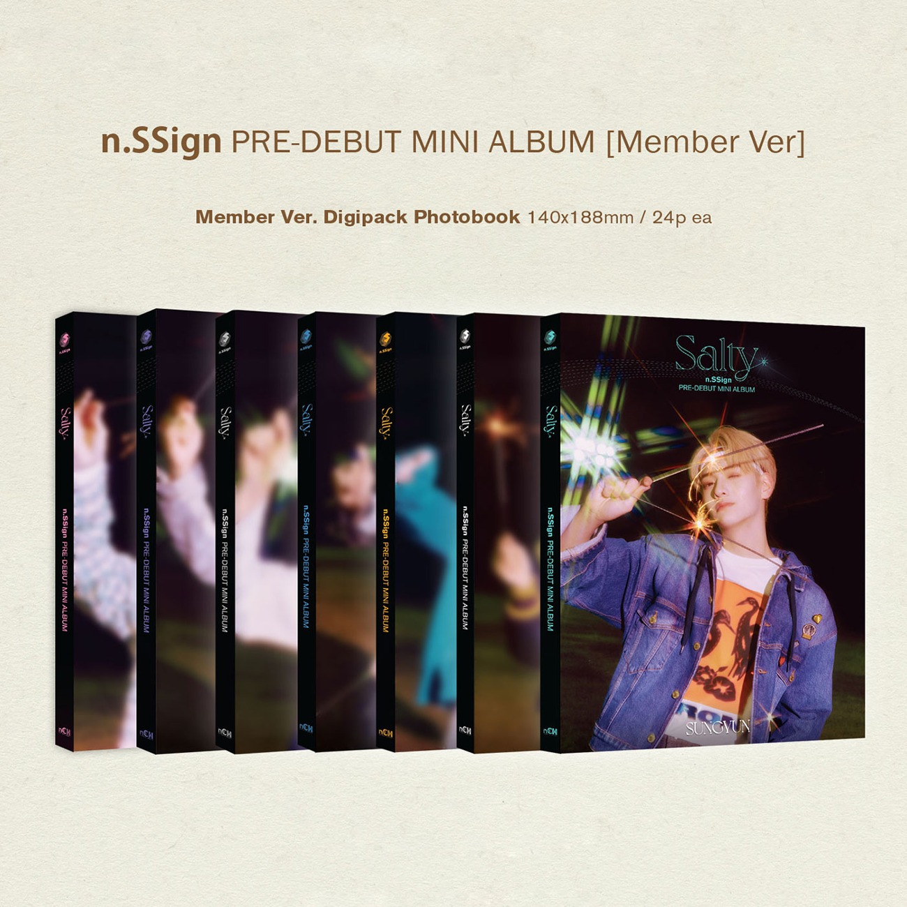 n.SSign - Salty : PRE-DEBUT MINI ALBUM - official Kgoods